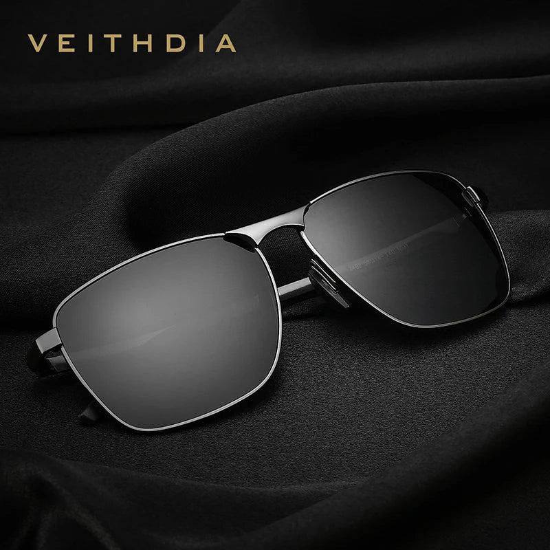 VEITHDIA Brand Men's Vintage Sports Sunglasses Polarized UV400 Lens Eyewear Accessories Male Outdoor Sun Glasses For Women V2462