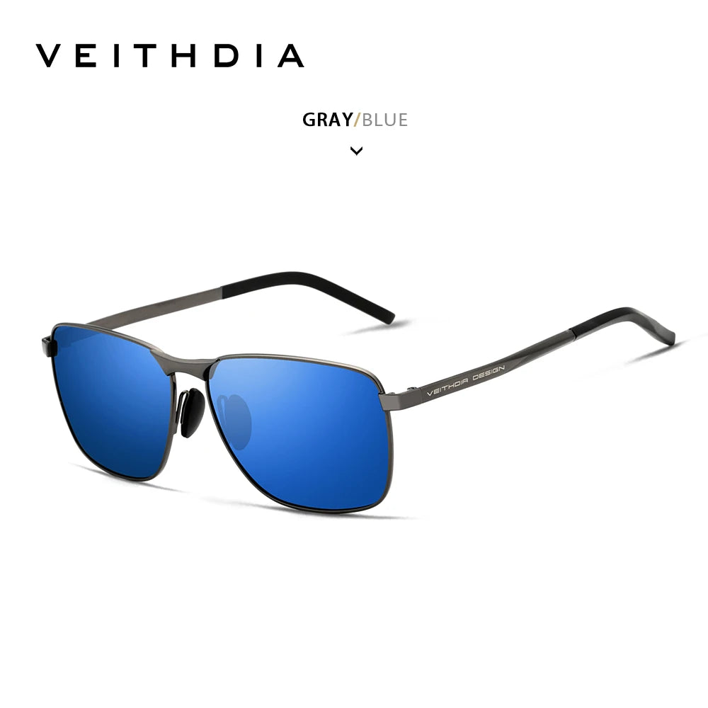 VEITHDIA Brand Men's Vintage Sports Sunglasses Polarized UV400 Lens Eyewear Accessories Male Outdoor Sun Glasses For Women V2462