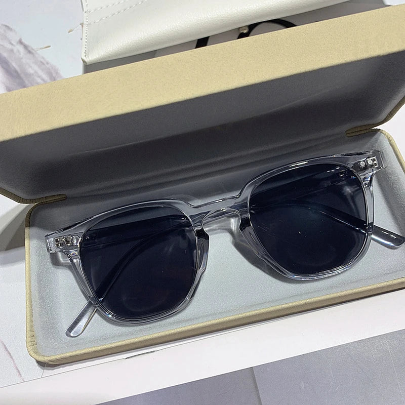 New Vintage Square Sunglasses Women Men Luxury Brand Small Round Sun Glasses Female Small Eyewear Sunglasses for Male Female