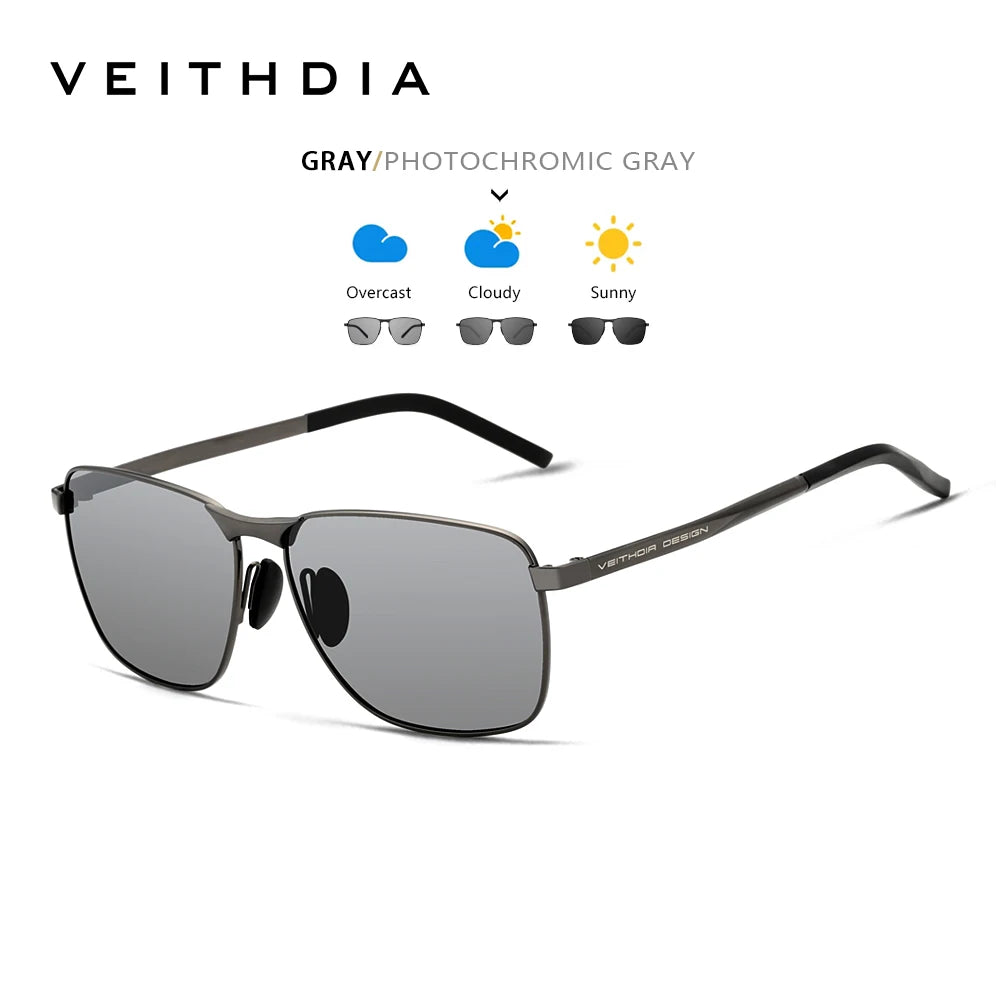VEITHDIA Brand Men's Vintage Sports Sunglasses Polarized UV400 Lens Eyewear Accessories Male Outdoor Sun Glasses For Women V2462