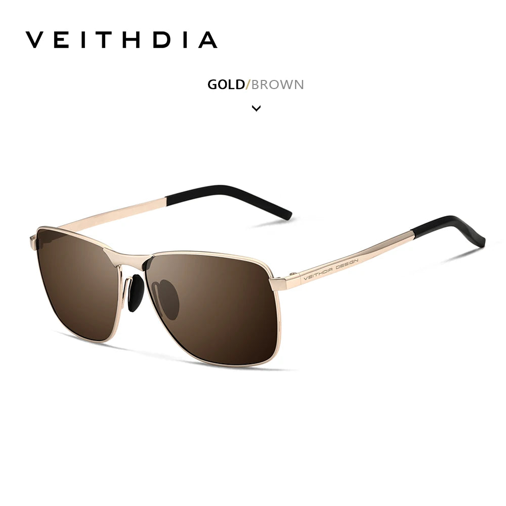 VEITHDIA Brand Men's Vintage Sports Sunglasses Polarized UV400 Lens Eyewear Accessories Male Outdoor Sun Glasses For Women V2462