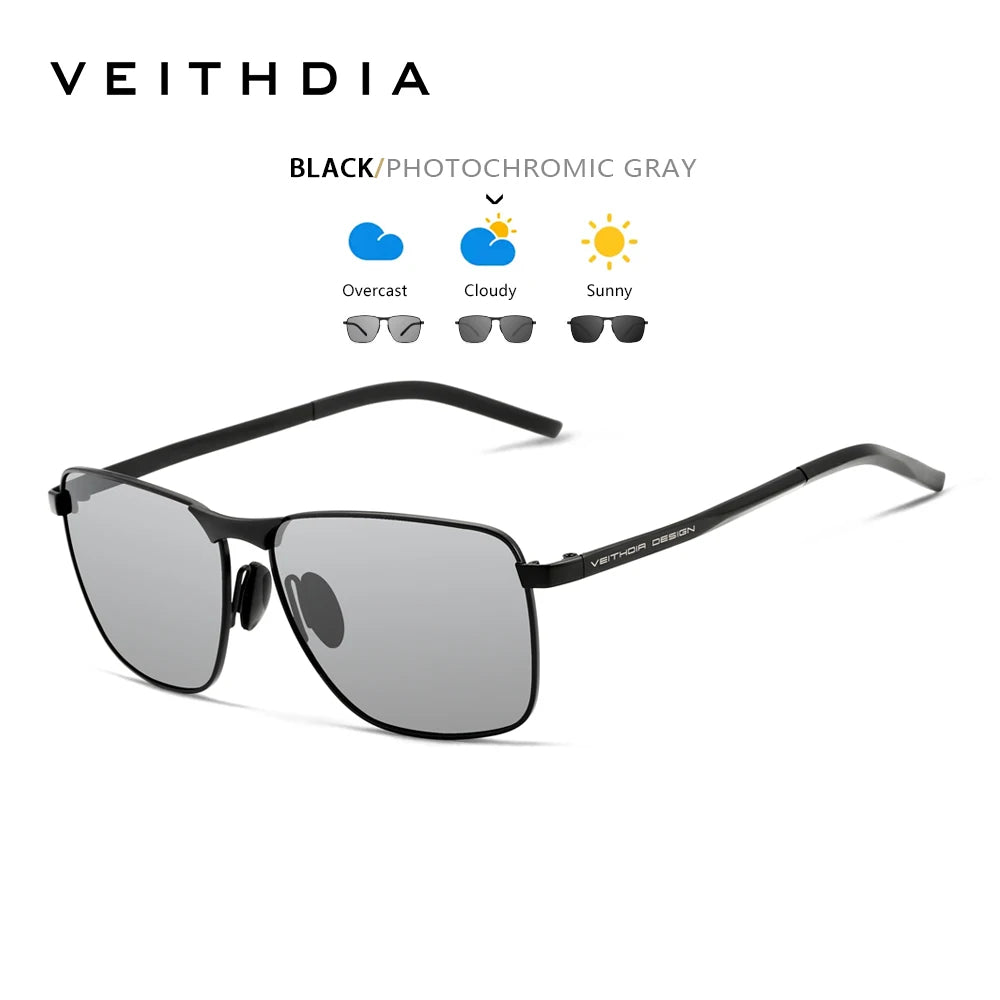 VEITHDIA Brand Men's Vintage Sports Sunglasses Polarized UV400 Lens Eyewear Accessories Male Outdoor Sun Glasses For Women V2462