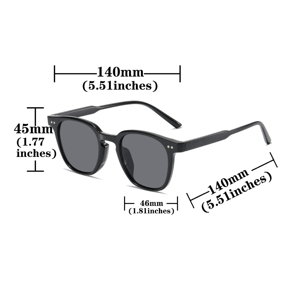 New Vintage Square Sunglasses Women Men Luxury Brand Small Round Sun Glasses Female Small Eyewear Sunglasses for Male Female