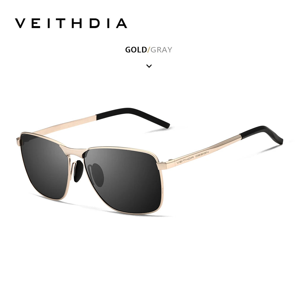 VEITHDIA Brand Men's Vintage Sports Sunglasses Polarized UV400 Lens Eyewear Accessories Male Outdoor Sun Glasses For Women V2462