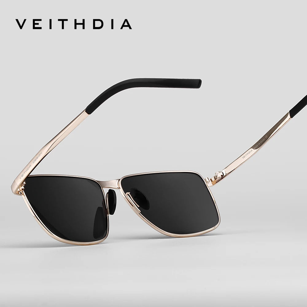 VEITHDIA Brand Men's Vintage Sports Sunglasses Polarized UV400 Lens Eyewear Accessories Male Outdoor Sun Glasses For Women V2462