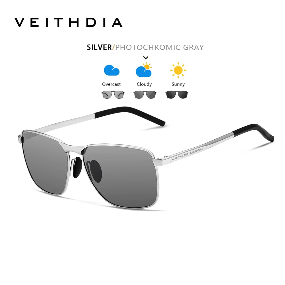 VEITHDIA Brand Men's Vintage Sports Sunglasses Polarized UV400 Lens Eyewear Accessories Male Outdoor Sun Glasses For Women V2462