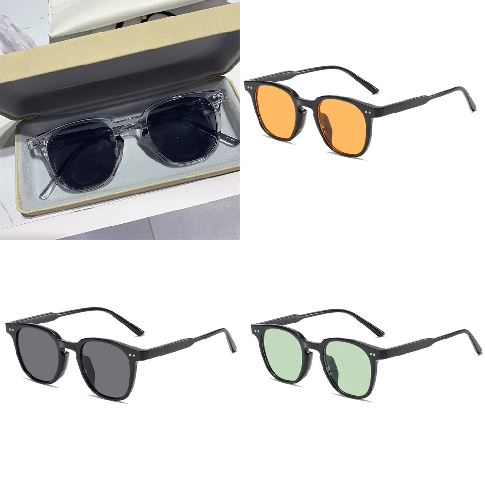 New Vintage Square Sunglasses Women Men Luxury Brand Small Round Sun Glasses Female Small Eyewear Sunglasses for Male Female