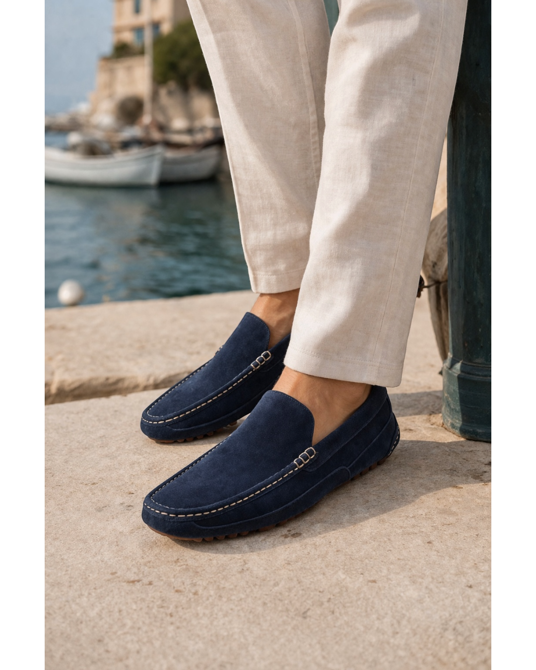Suede Leather Loafers