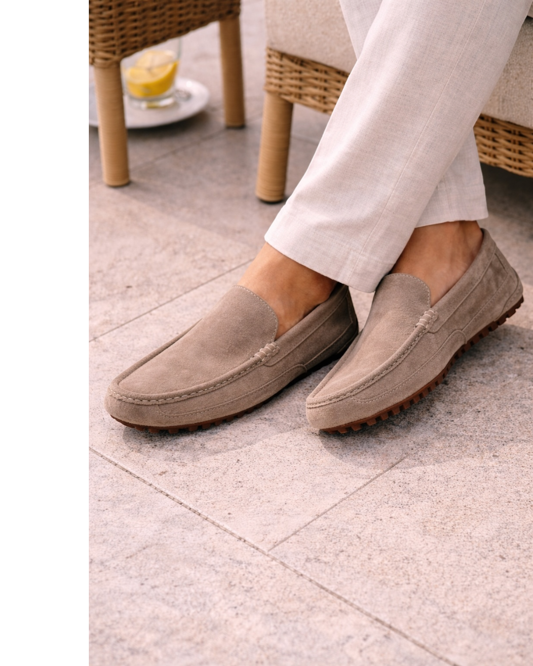 Suede Leather Loafers