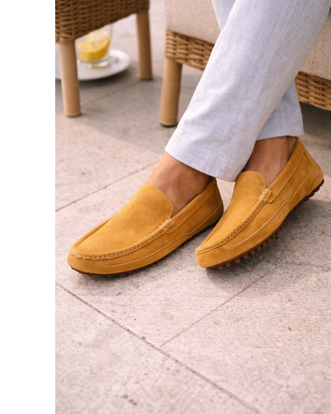 Suede Leather Loafers