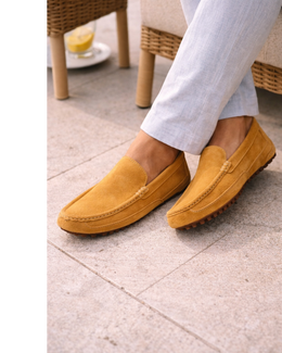 Suede Leather Loafers